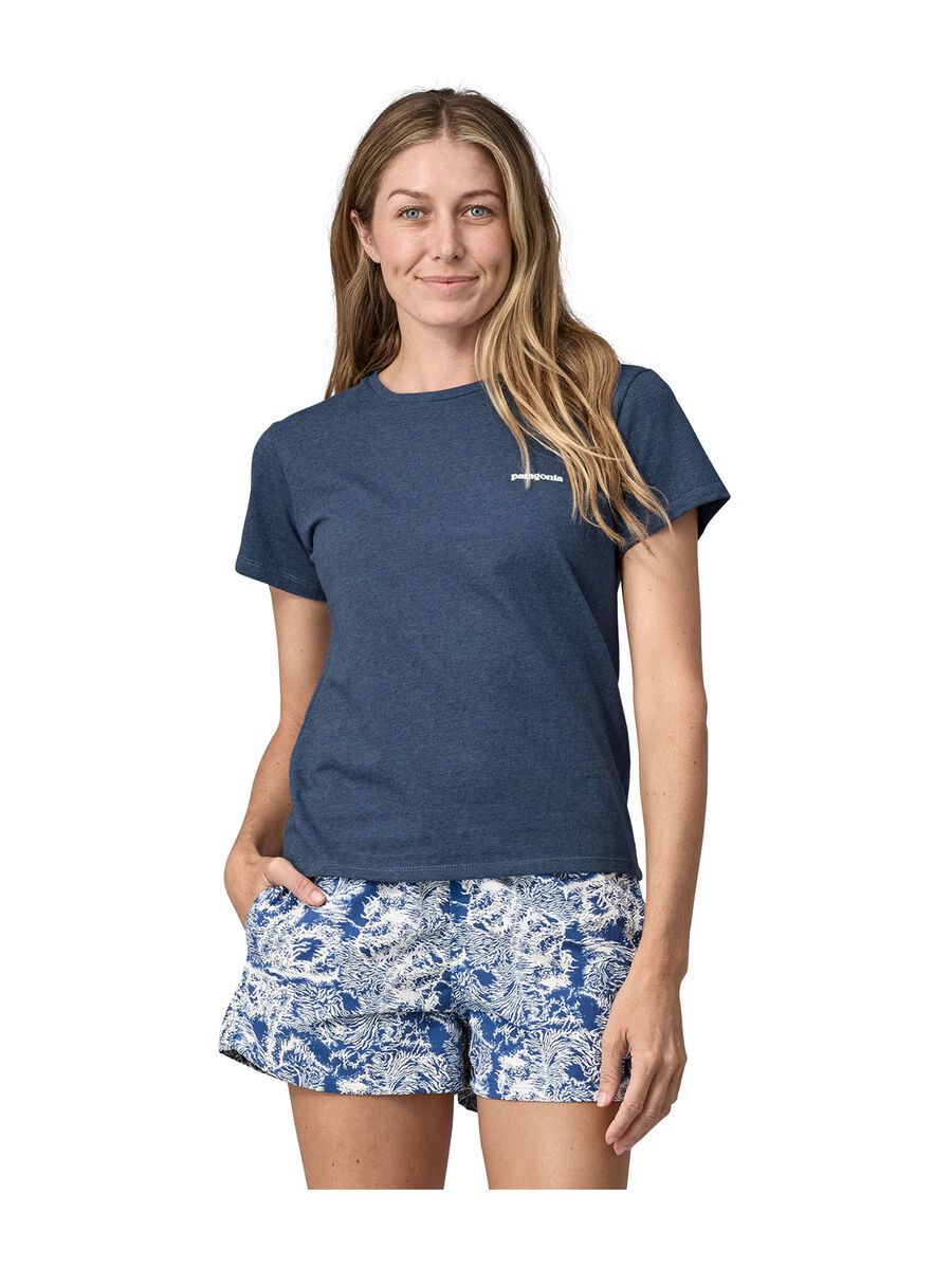 Patagonia Women's P-6 Logo Responsibili-Tee, utility blue - Bild 3