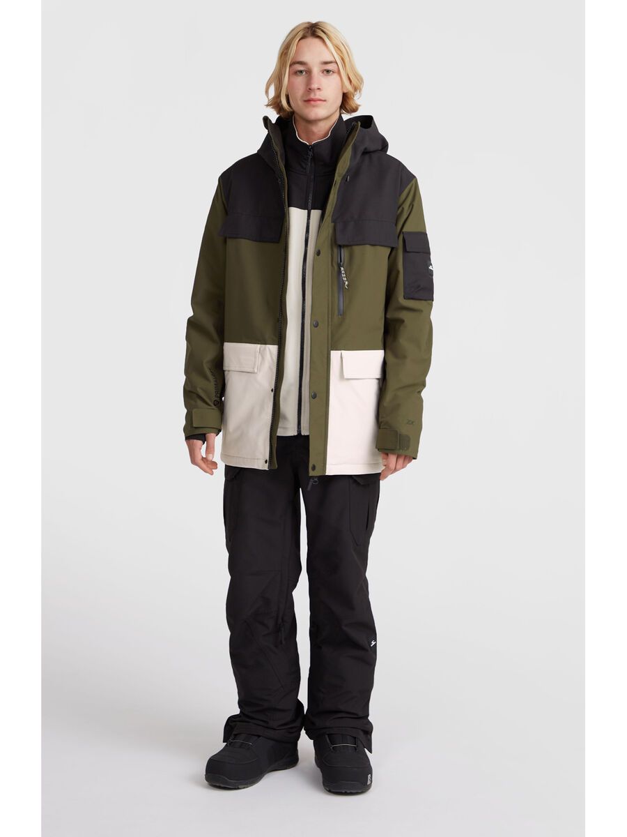 O’Neill Utility Pro Hybrid Jacket Men, forest night colour block - Bild 12