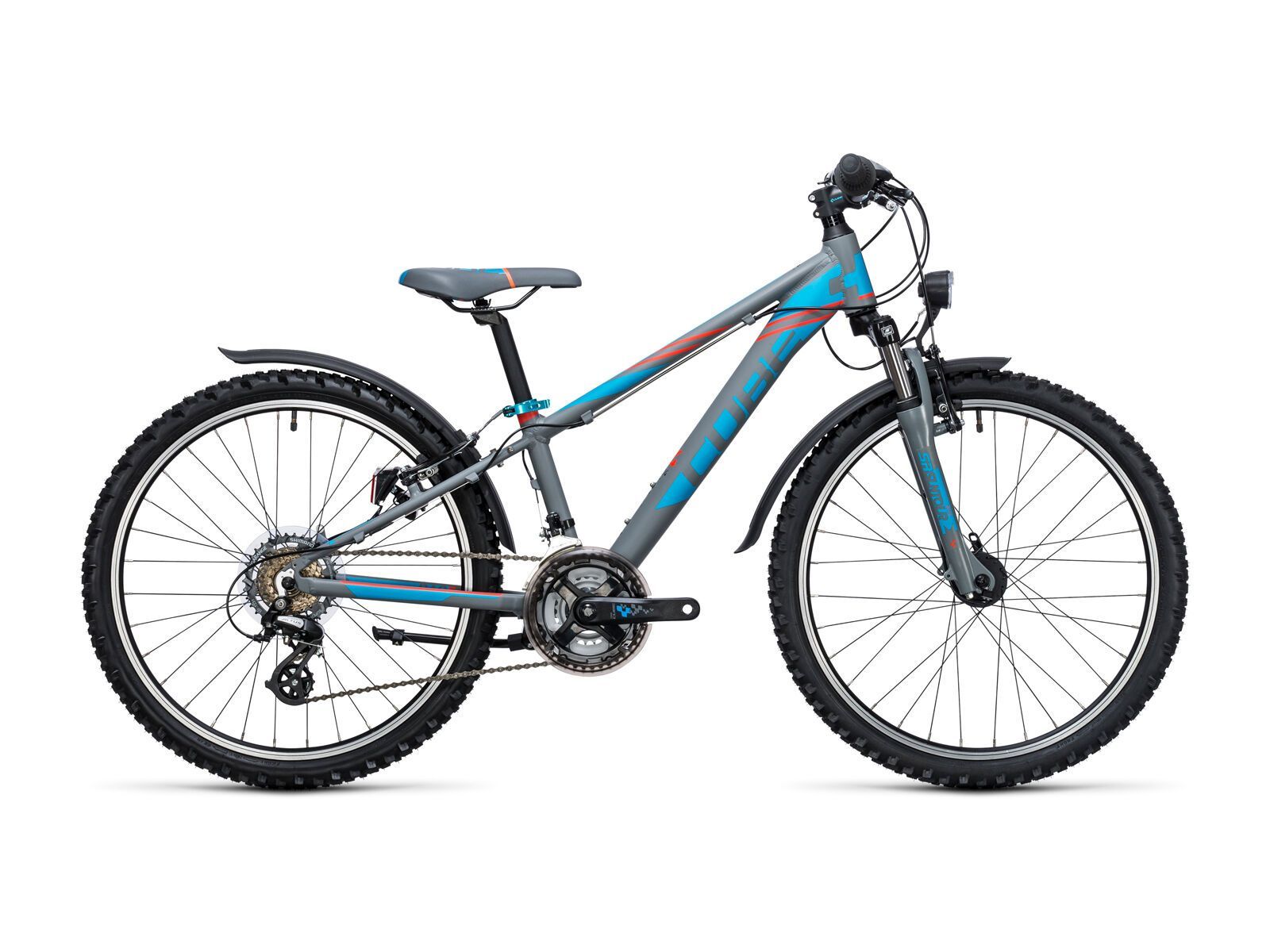 Cube Kid 240 Allroad, grey´n´blue - Bild 1