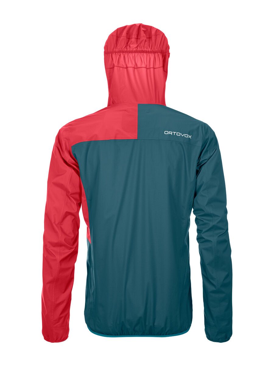 Ortovox Merino Hardshell Light 2.5l Civetta Jacket W, mid aqua - Bild 3