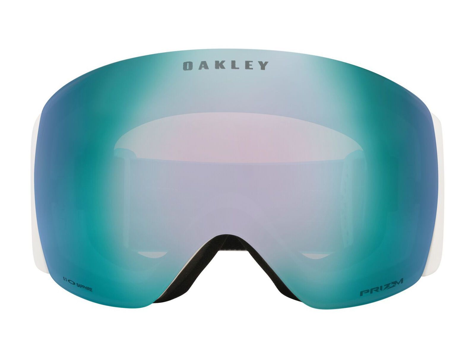 Oakley Flight Deck Pro L, Prizm Snow Sapphire Iridium & Sage Gold / matte white - Bild 3