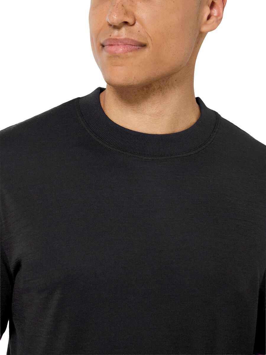 super.natural Casual Rib Bio J Tee Herren, jet black - Bild 7