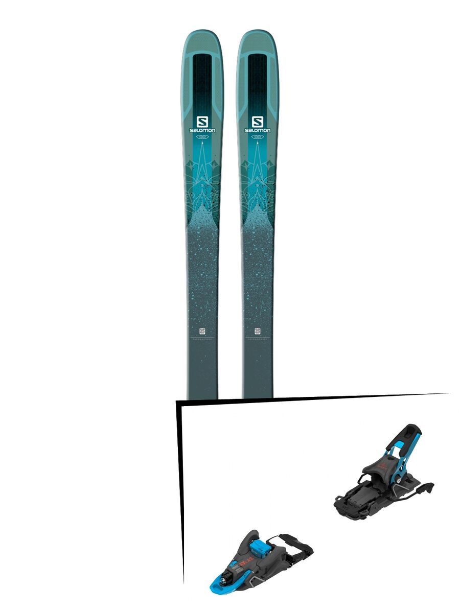 Set: Salomon QST Lumen 99 2018 + Salomon S/Lab Shift MNC blue/black - Bild 1