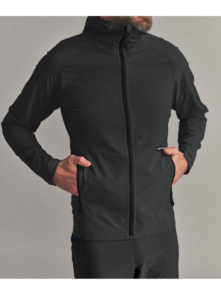 Ortovox Venet Softshell Hooded Jacket M, black raven - Bild 6