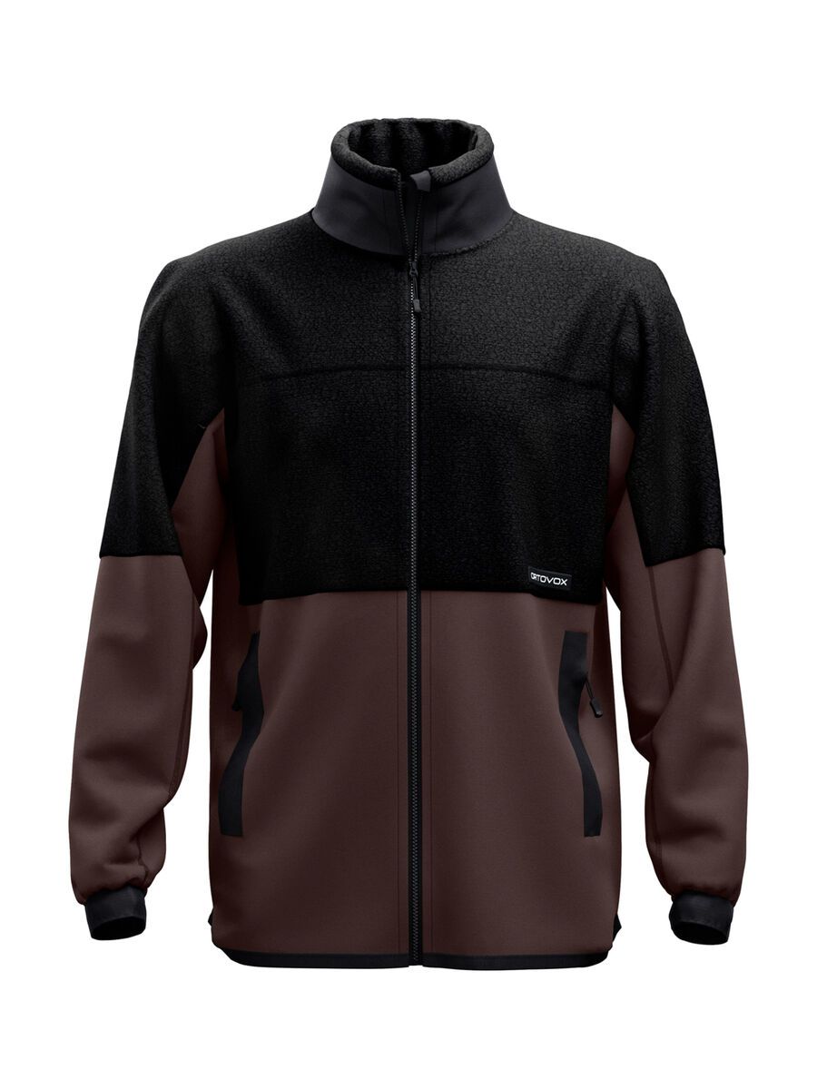 Ortovox Merino Fleece Teddy Jacket M, black raven - Bild 1