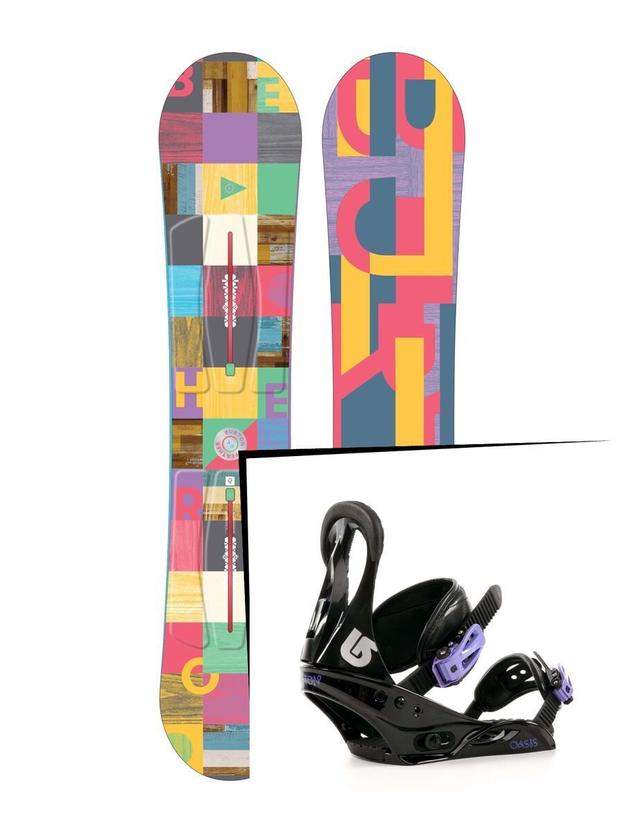 Set: Burton Feather 2017 +  Oasis (1464248S) - Bild 1