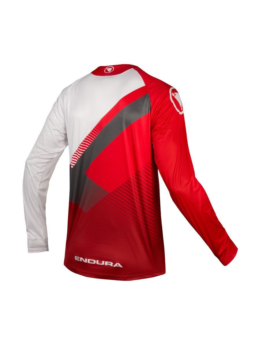 Endura MT500 L/S Print Tee Danny, rot - Bild 2