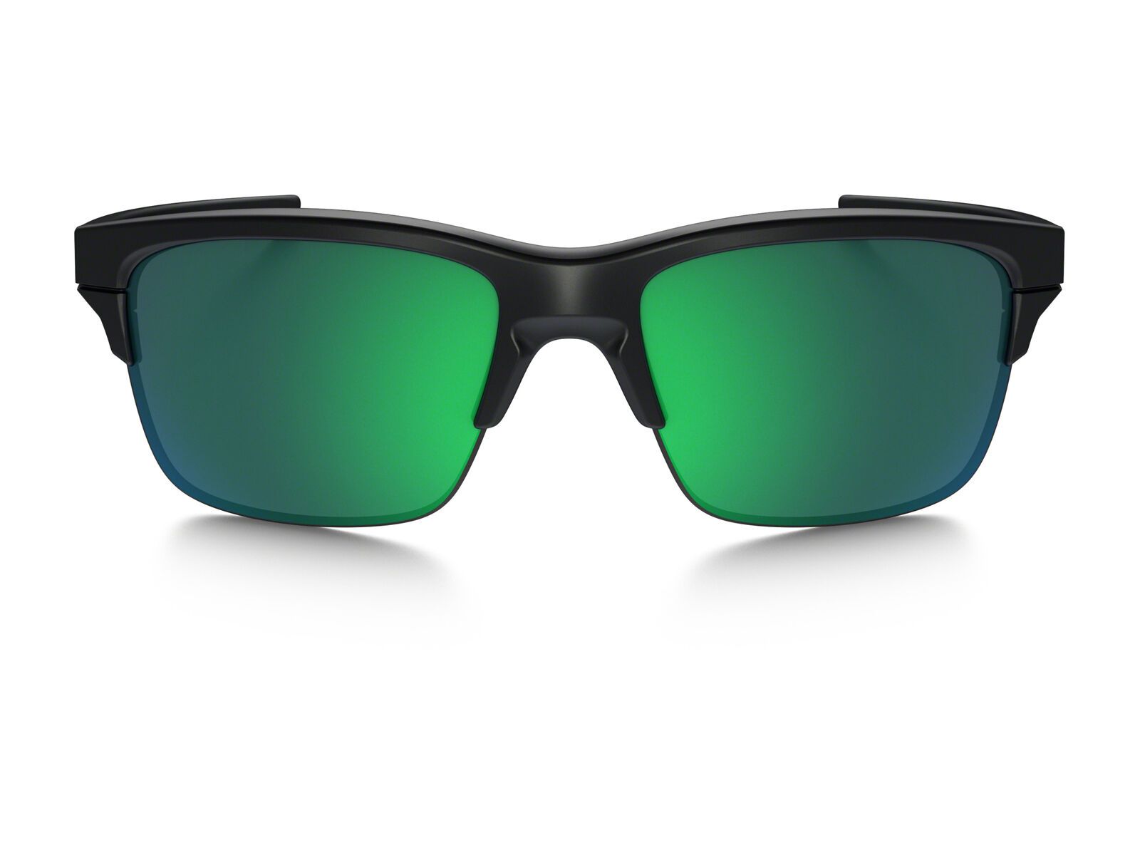 Oakley Thinlink, matte black/Lens: jade iridium - Bild 2