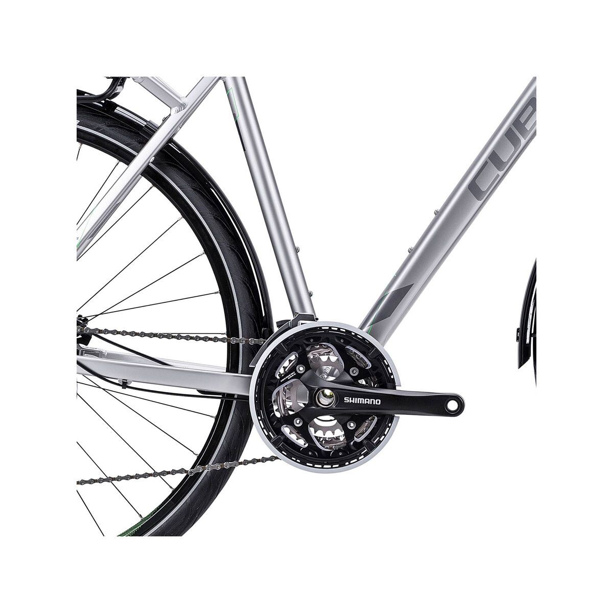 Cube Delhi Pro, silver anthrazit green - Bild 3