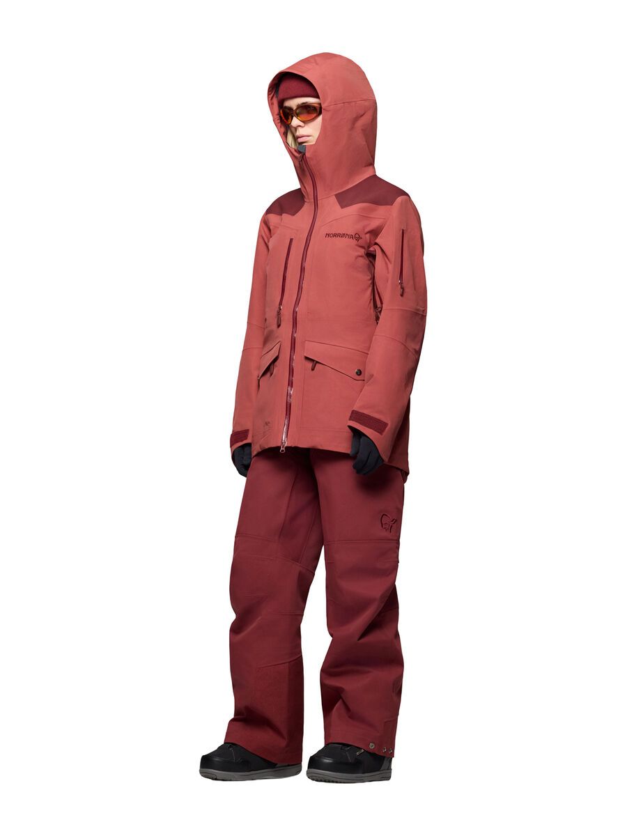 Norrona tamok dri3 Jacket W's, cowhide/port - Bild 6
