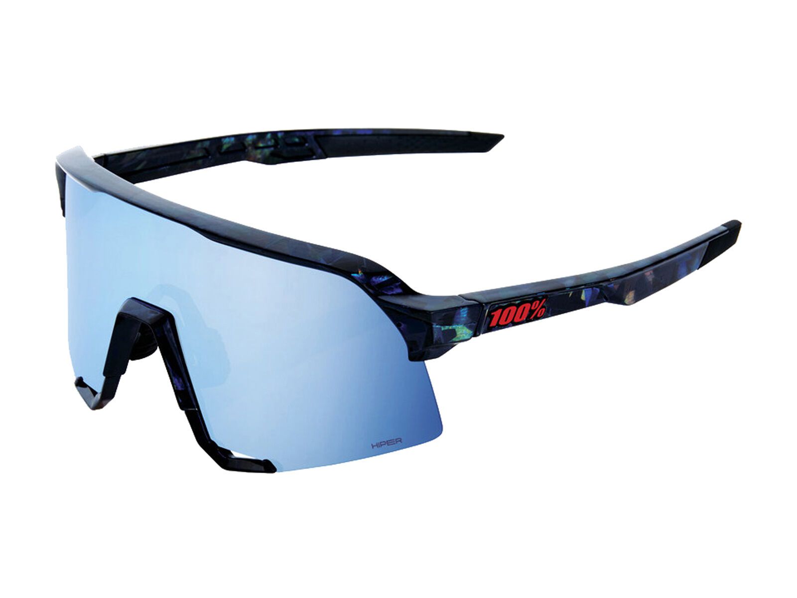 100% S3, HiPER Blue ML Mirror / black holographic - Bild 1