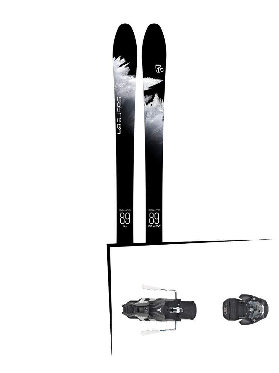 Set: Icelantic Sabre 89 2018 + Atomic Warden MNC 13 black/black - Bild 1