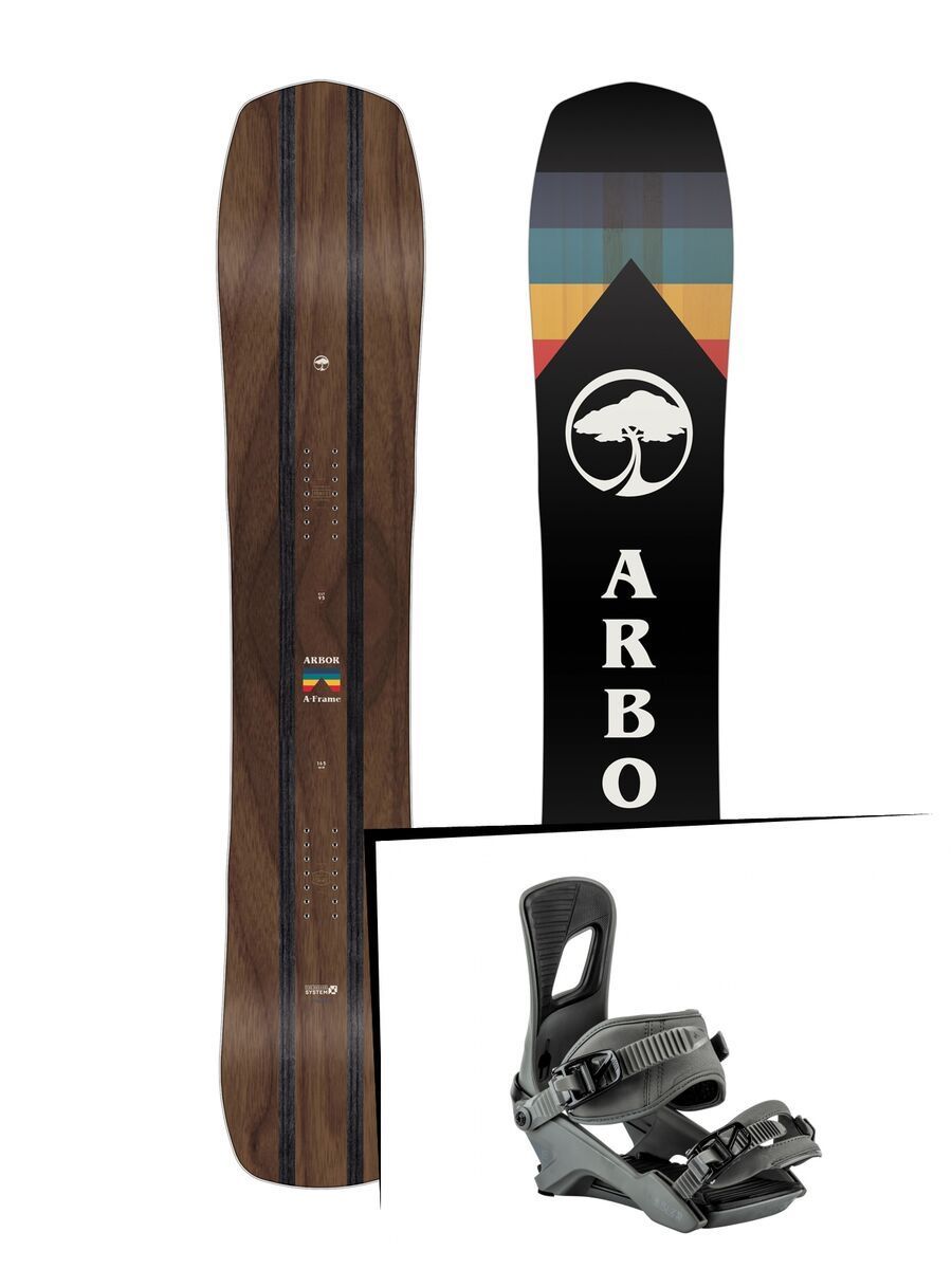 Set: Arbor A-Frame 2019 + Nitro Rambler grey - Bild 1