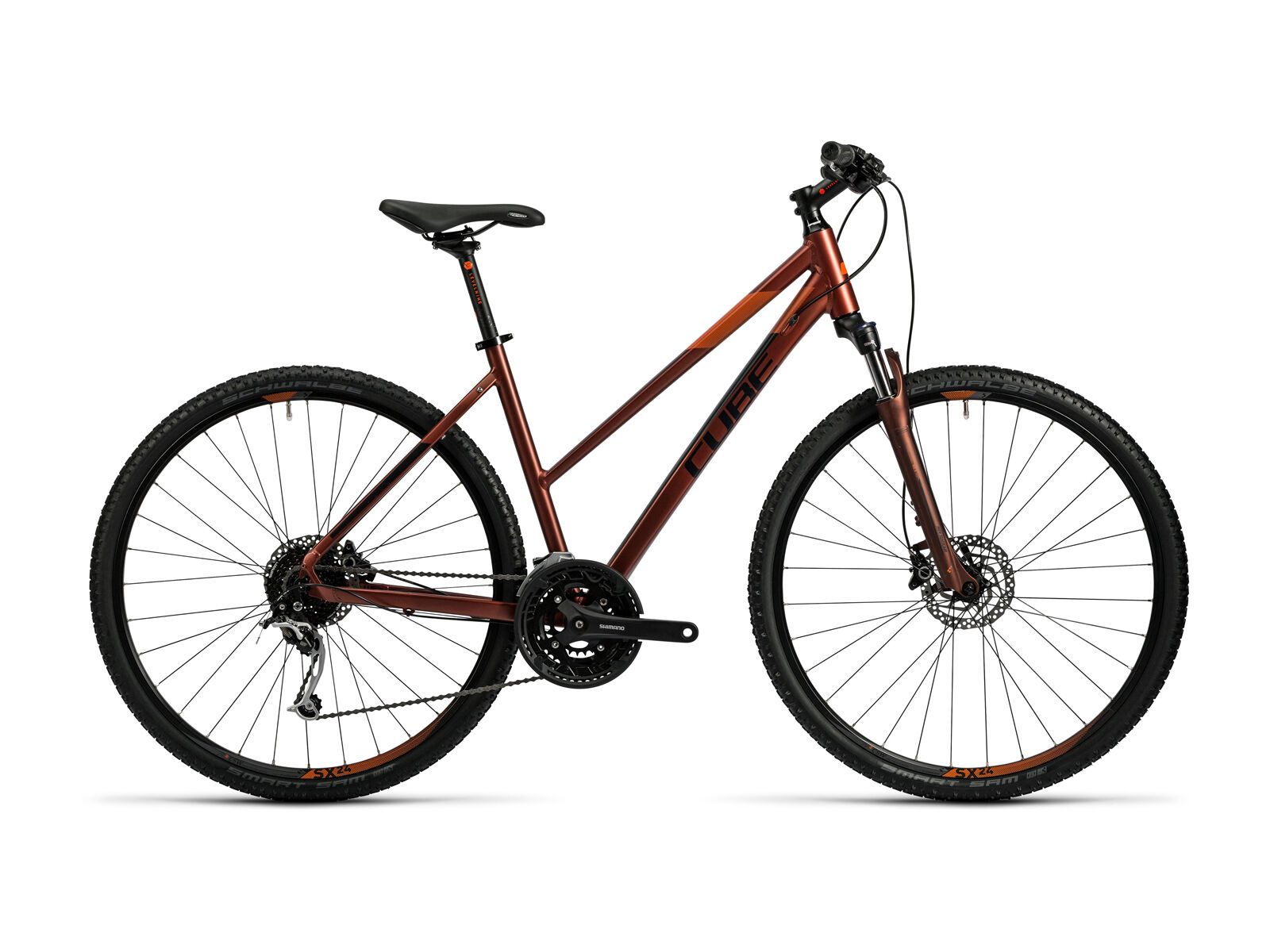 Cube Nature Trapeze, sunburnt black orange - Bild 1