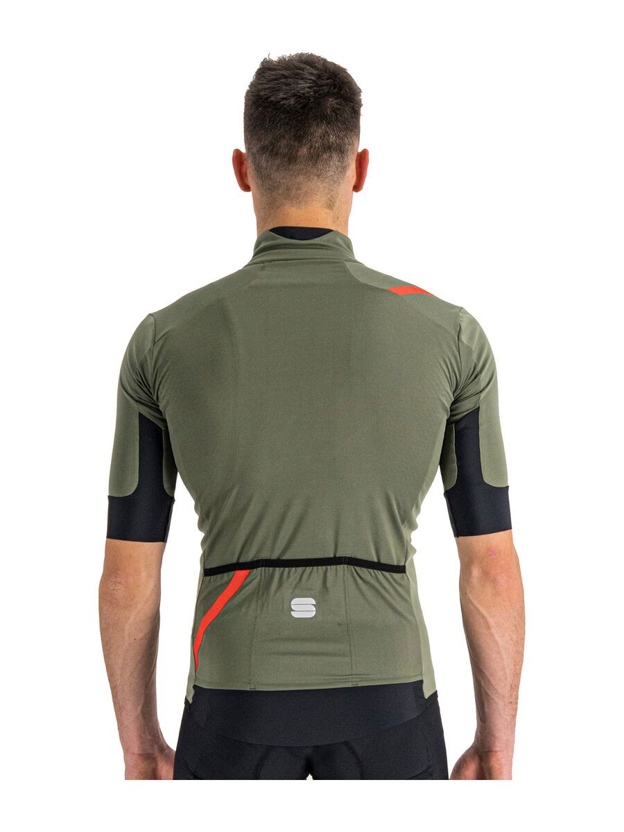 Sportful Fiandre Light No Rain Jacket Short Sleeve, beetle - Bild 2