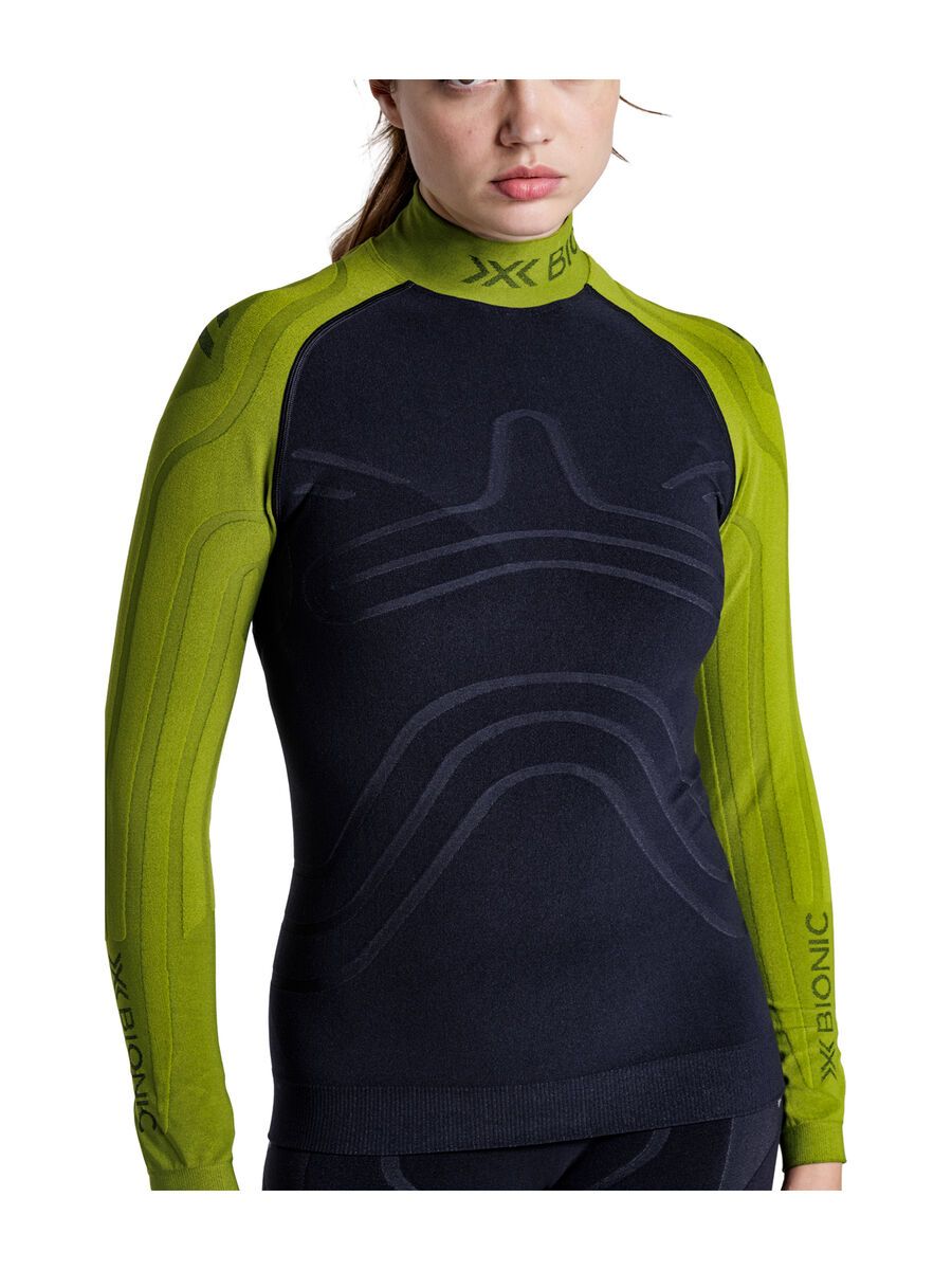 X-Bionic Heatloop Shirt LS Wmn, moss green/x black - Bild 21