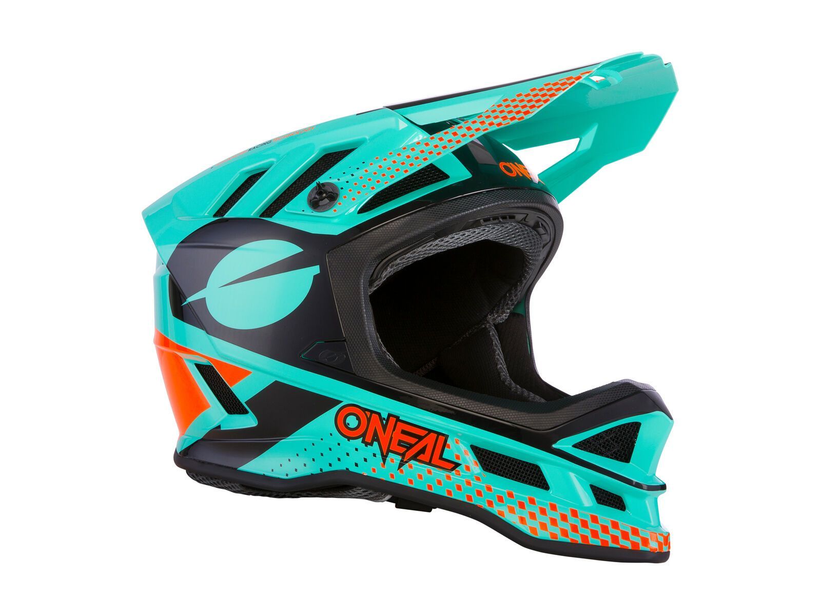 ONeal Blade Polyacrylite Helmet Ace, mint/orange/black - Bild 4