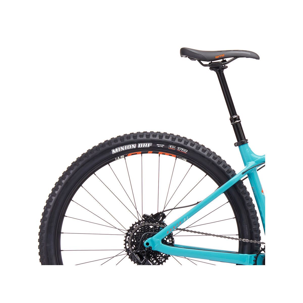Kona Honzo DL, gloss dirty cyan w/ flamethrower orange & cream decals - Bild 6