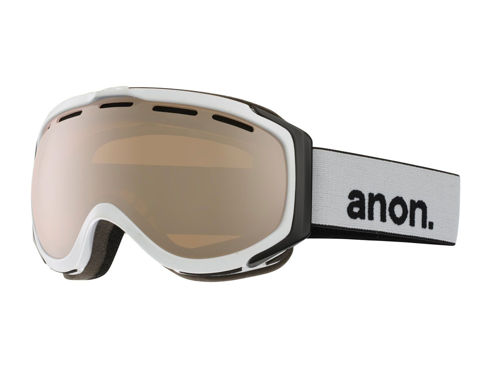 Anon Hawkeye + Spare Lens, White/Silver Amber - Bild 2