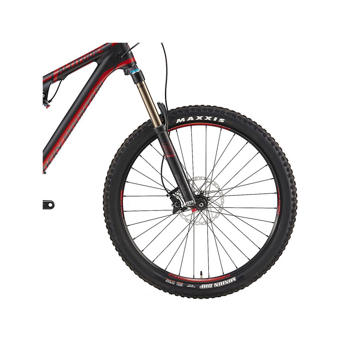 Rocky Mountain Altitude 770 MSL, matte carbon/gloss rocky mountain red - Bild 2