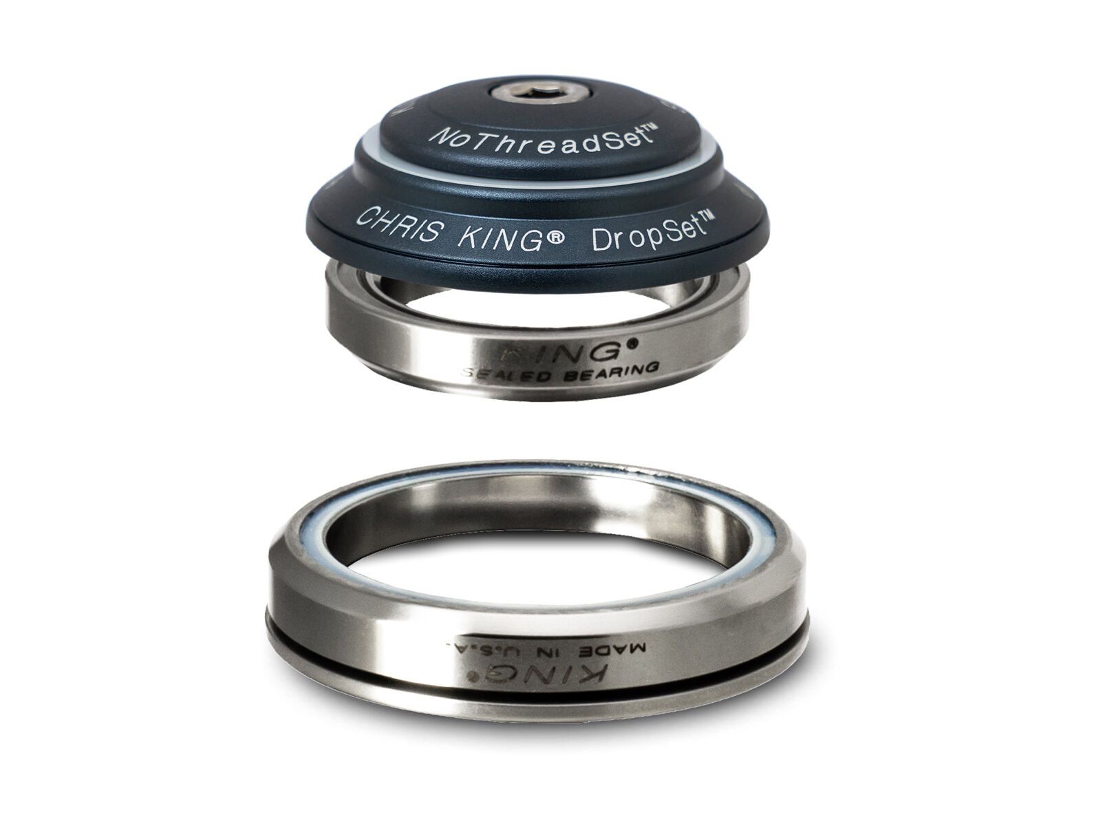 Chris King DropSet 3 - IS41/28.6 | IS52/40 - Ceramic, matte midnight - Bild 1