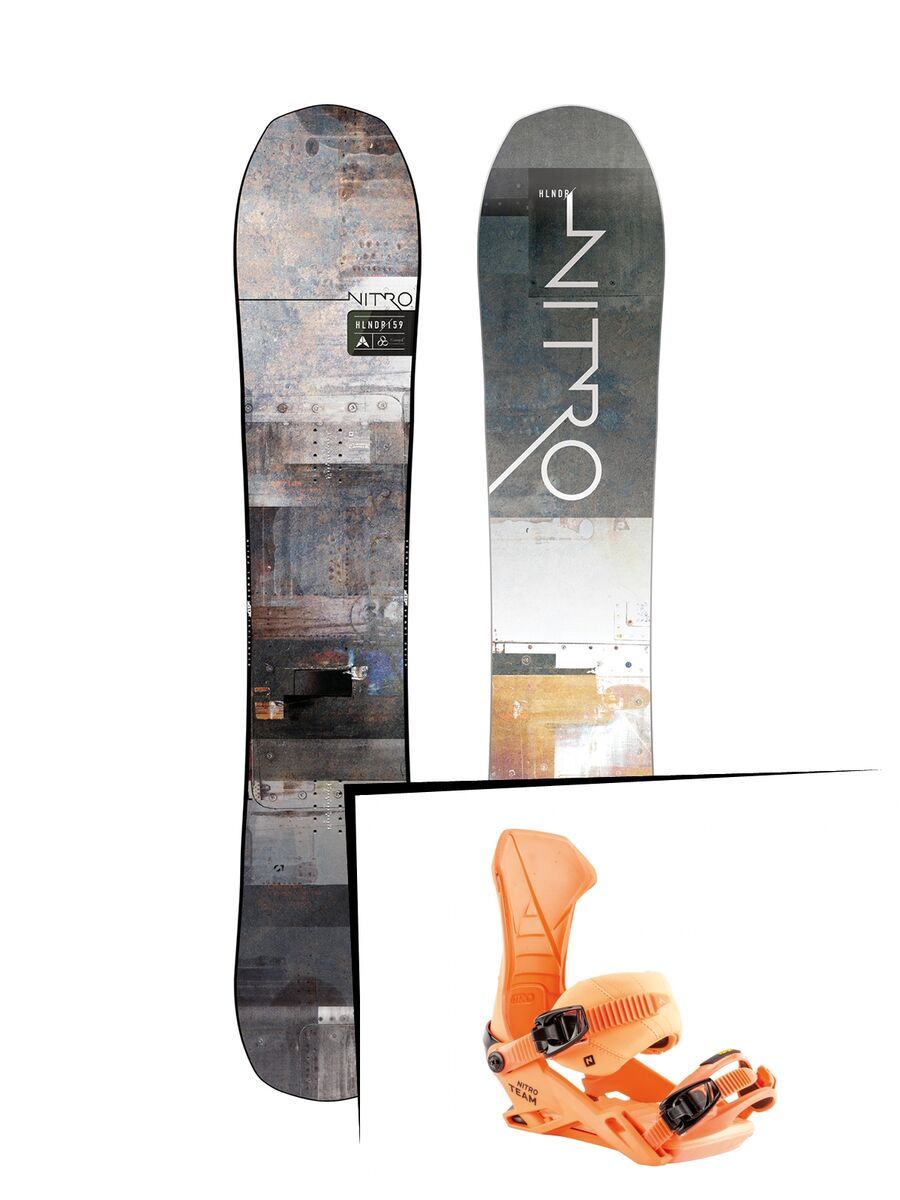 Set: Nitro Highlander 2019 + Nitro Team muted brights series orange - Bild 1