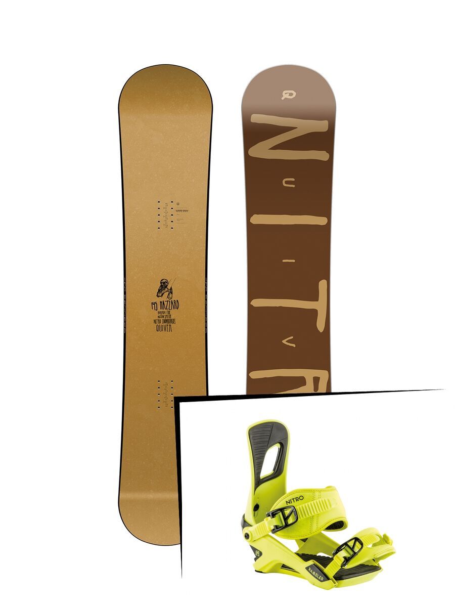 Set: Nitro Quiver Hazzard 2019 + Nitro Rambler muted brights series toxic - Bild 1