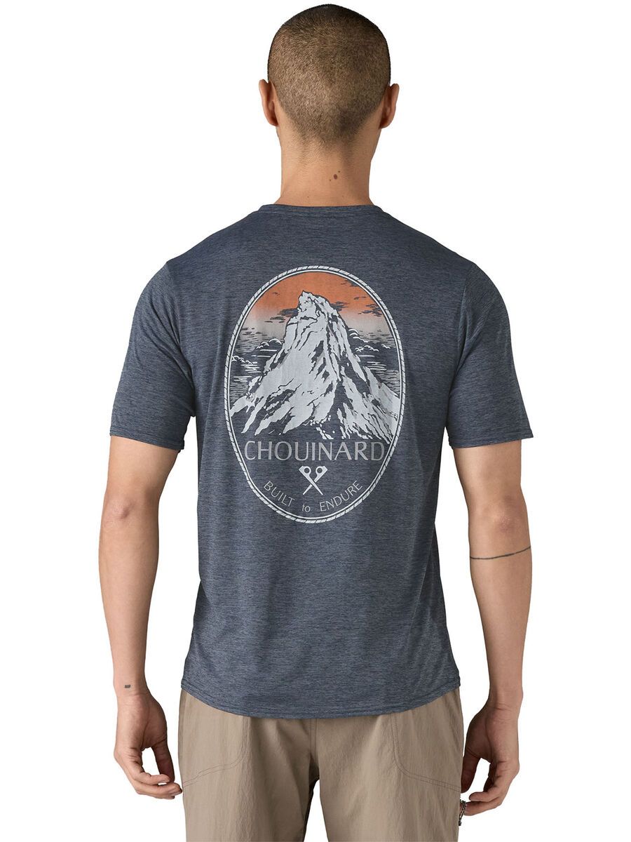 Patagonia Men's Capilene Cool Daily Graphic Shirt - Lands, smolder blue x-dye - Bild 3