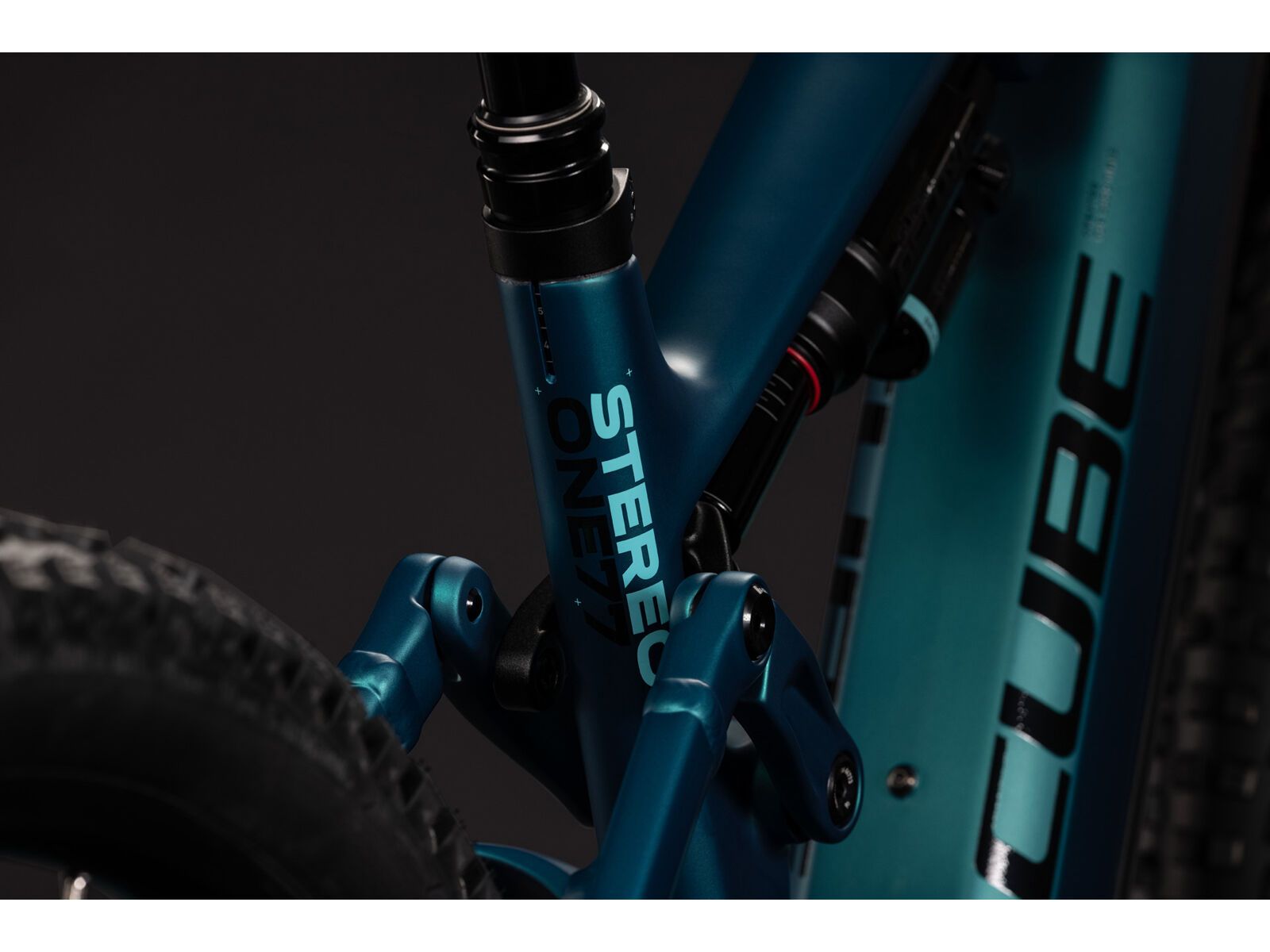 Cube Stereo Hybrid One77 HPC Race 800, metallicpetrol´n´black - Bild 4