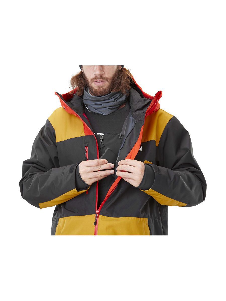 Picture Lodjer Jacket, black/golden yellow - Bild 10
