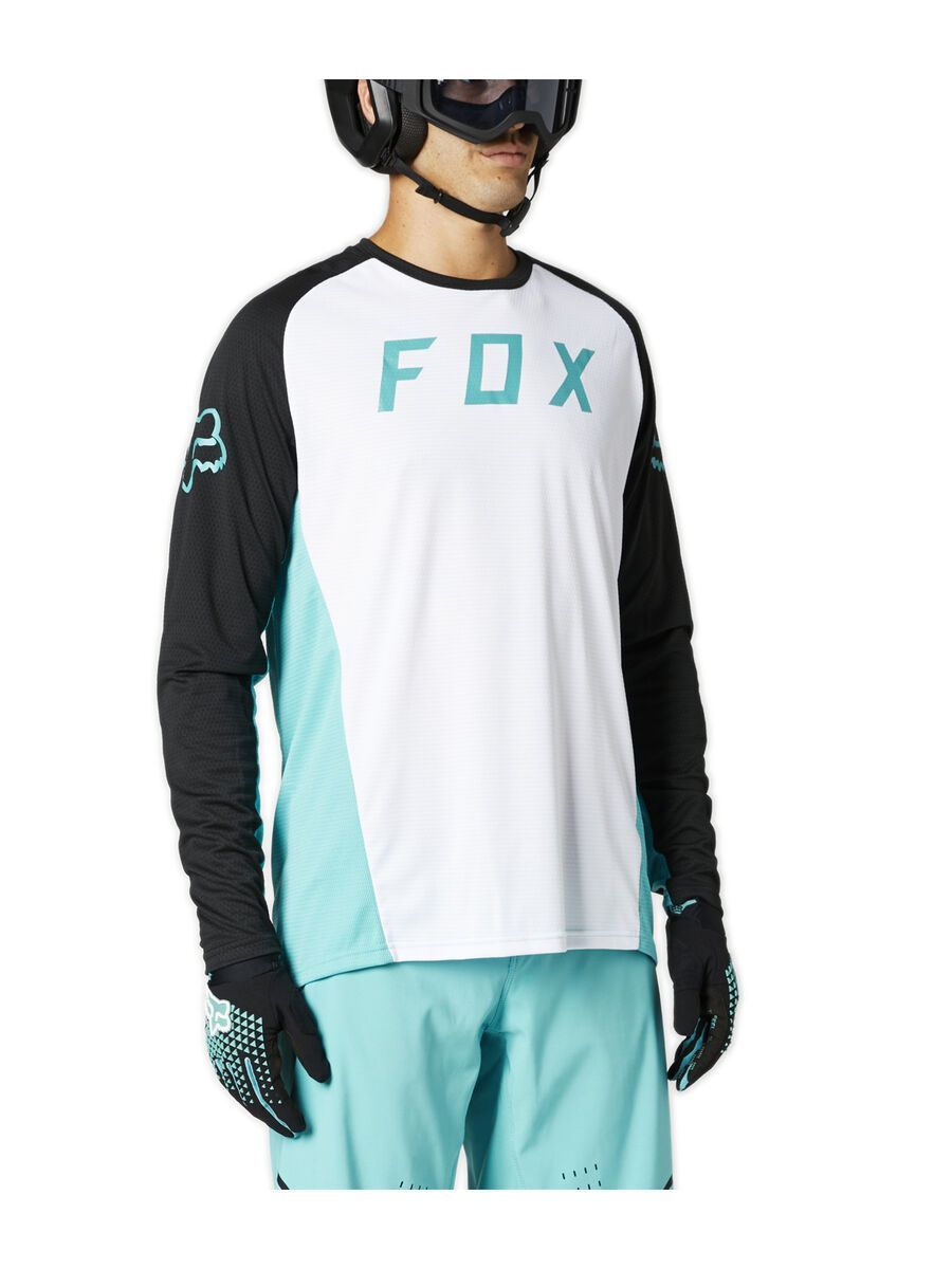 Fox Defend LS Jersey, white - Bild 1