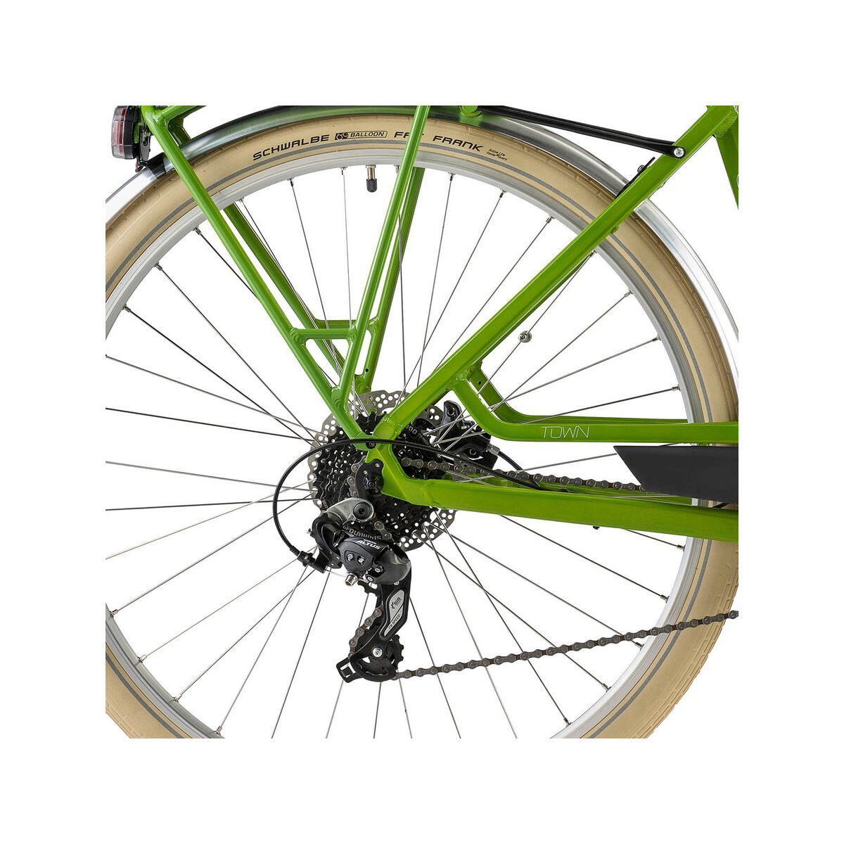 Cube Town Hybrid Easy Entry, kiwi green/white - Bild 4