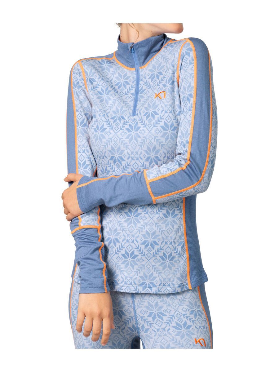 Kari Traa Anna Half Zip, sea - Bild 1
