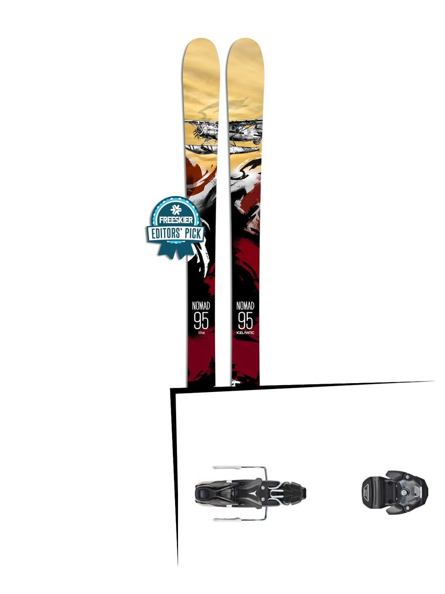 Set: Icelantic Nomad 95 2018 + Atomic Warden MNC 11 black/black - Bild 1