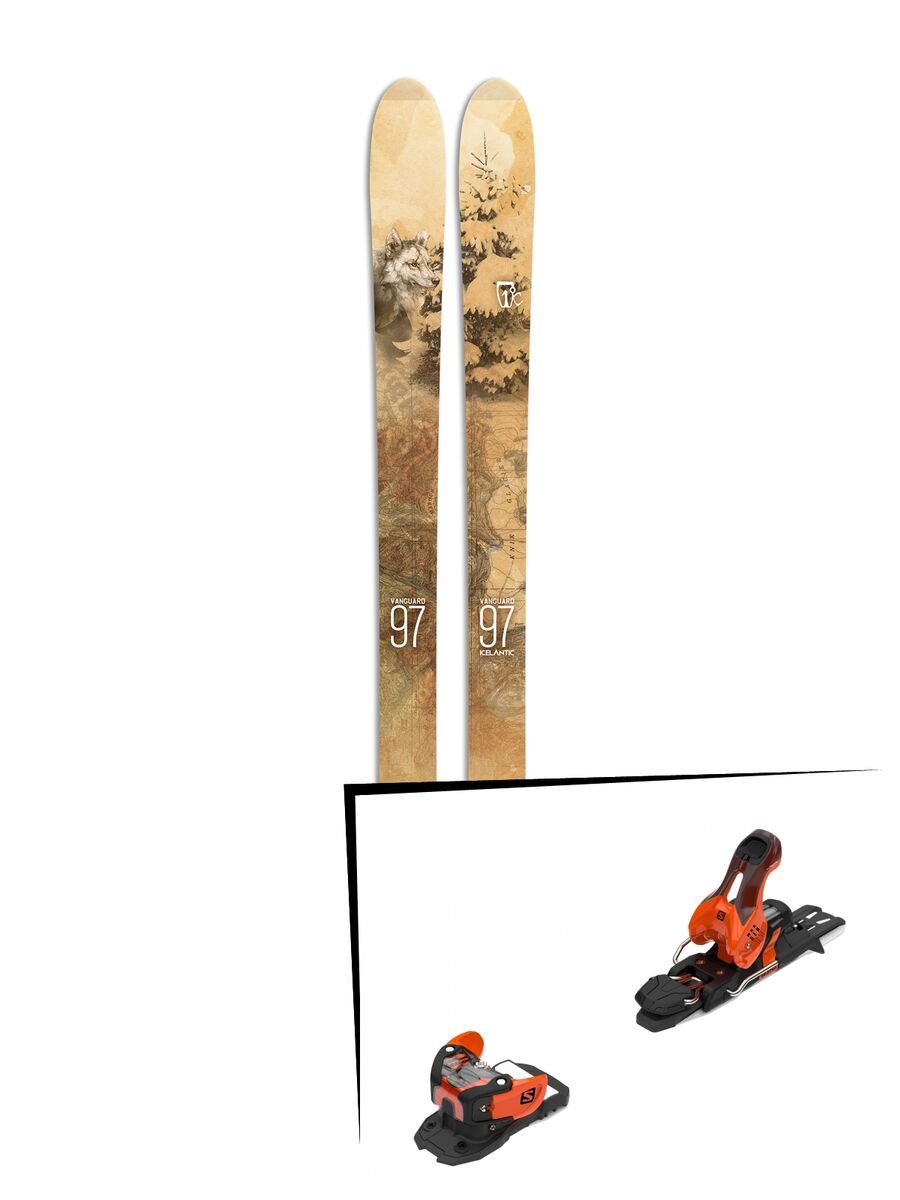 Set: Icelantic Vanguard 97 2017 + Salomon Warden 11 (2212331) - Bild 1