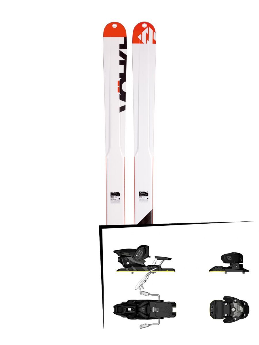 Set: Völkl V-Werks Katana 2017 + Salomon Warden MNC 13 115 mm, silver/black - Skiset - Bild 1