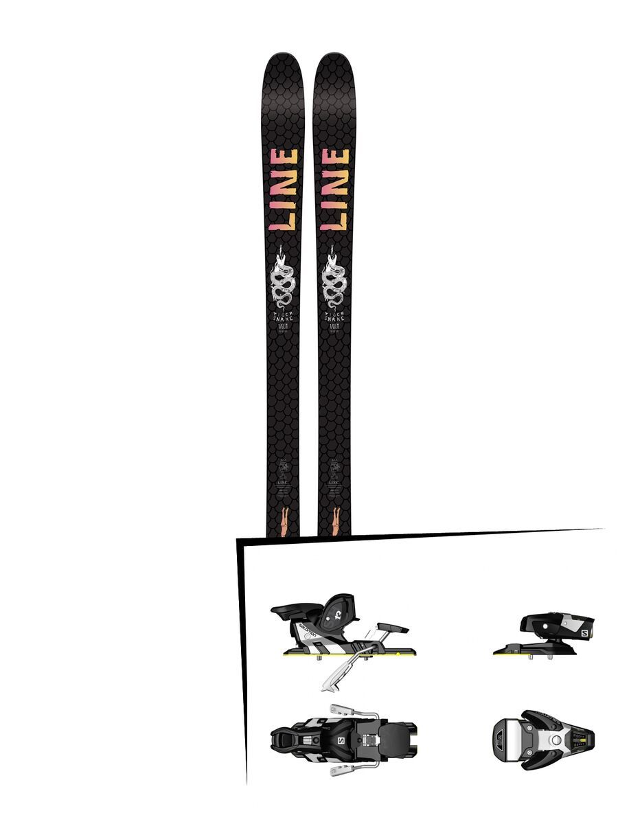 Set: Line Tigersnake 2018 + Salomon STH2 WTR 13 black/white - Bild 1