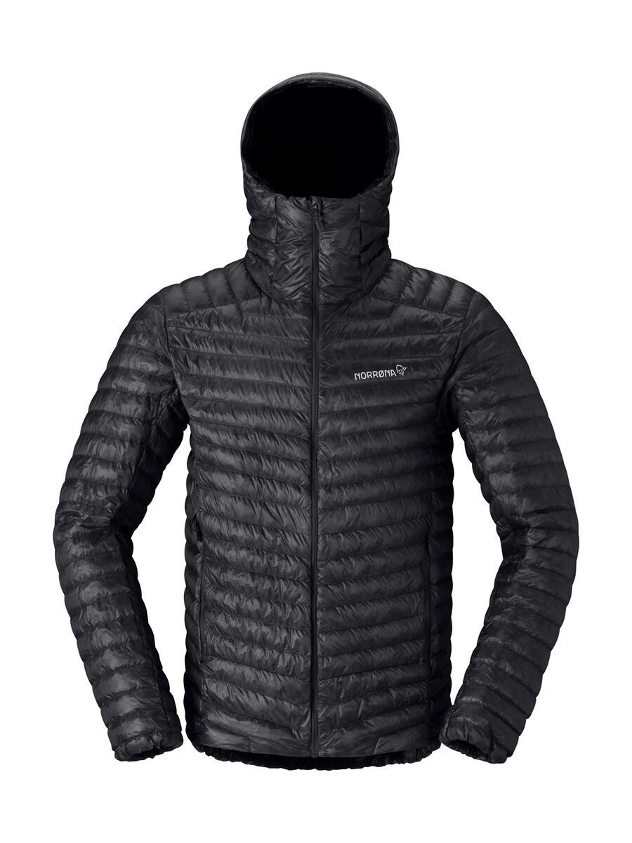 Norrona trollveggen down800 super light Hood M's, caviar black - Bild 1