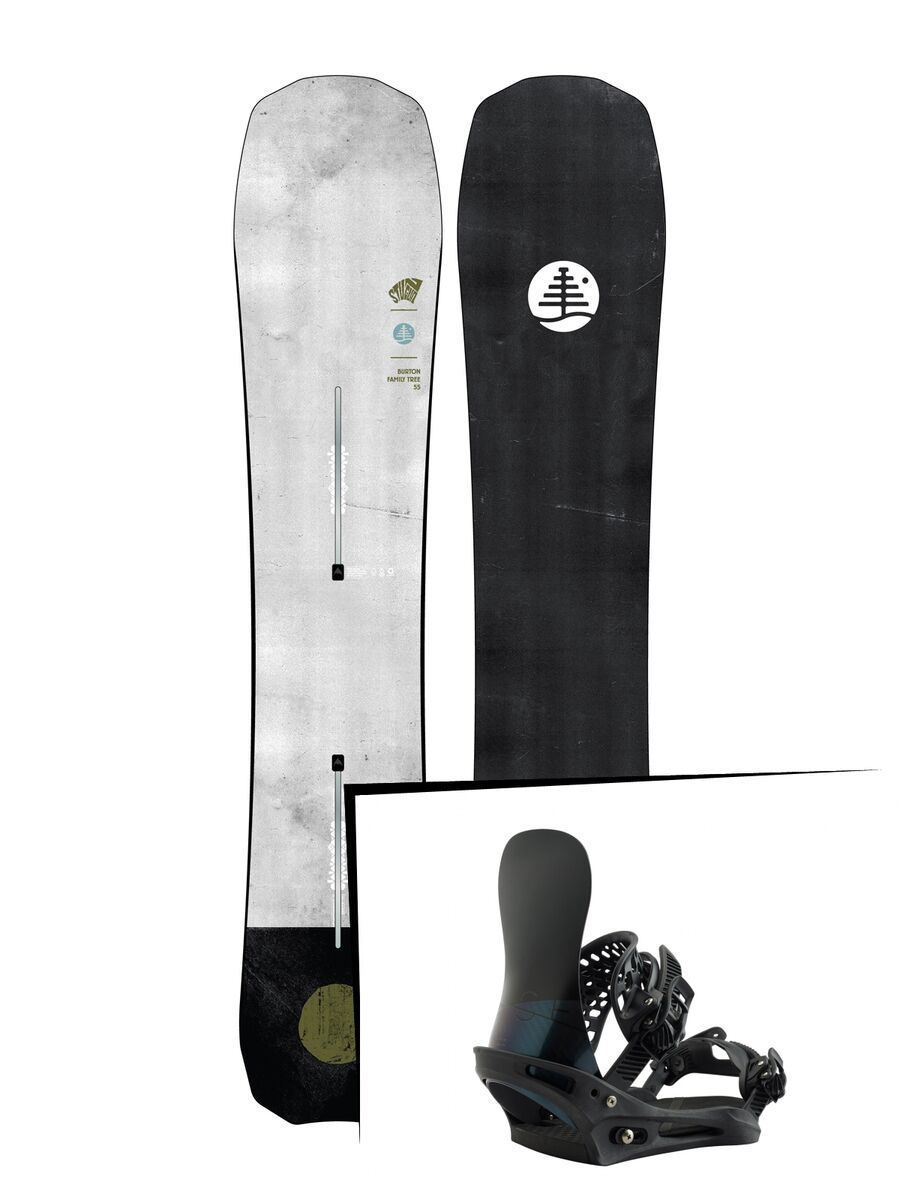 Set: Burton Family Tree Stun Gun 2019 + Burton X-Base black matte - Bild 1