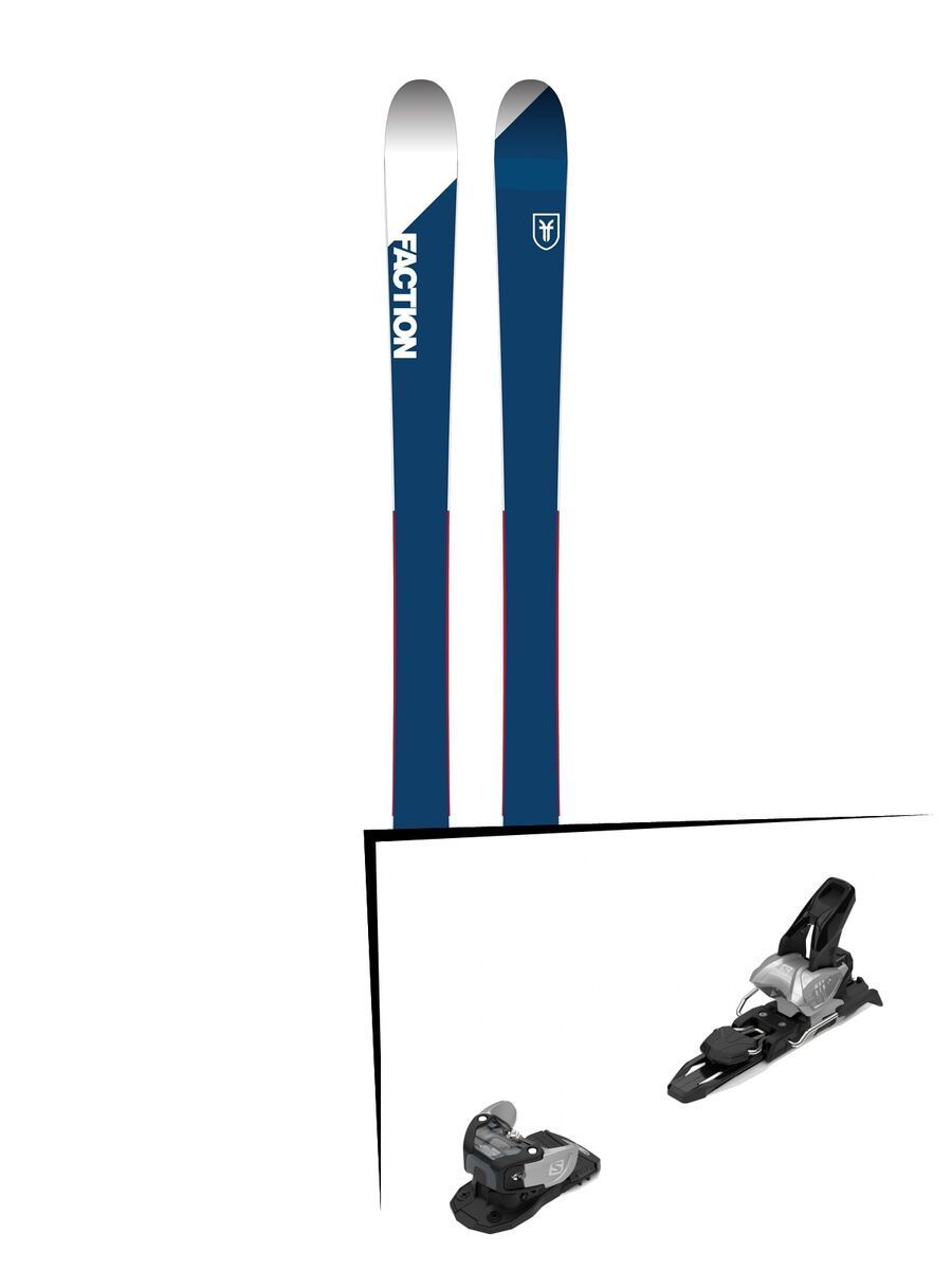 Set: Faction Candide 1.0 2018 + Salomon Warden MNC 11 silver/black - Bild 1