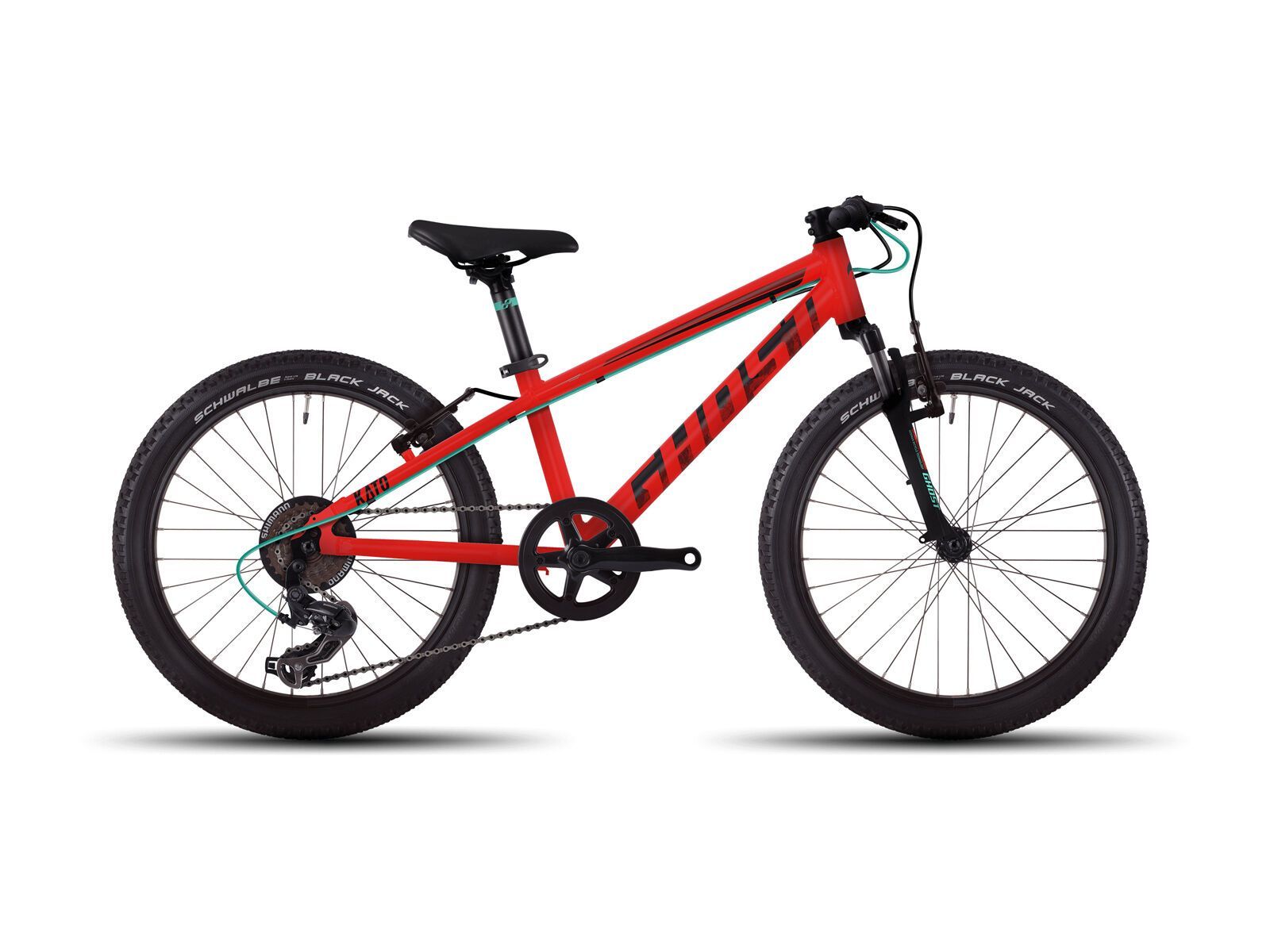 Ghost Kato Kid 2 AL 20, neon red/night black/jade blue - Bild 1