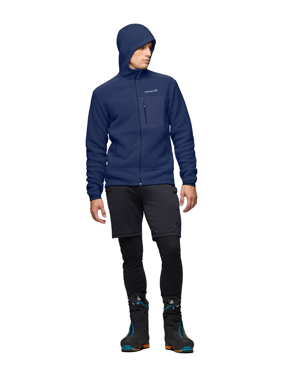 Norrona trollveggen warm3 Zip Hood M's, indigo night - Bild 6