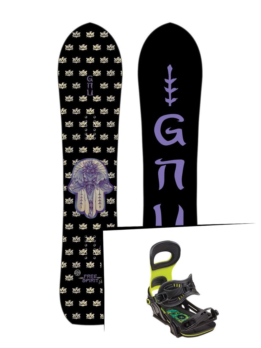 Set: Gnu Free Spirit 2019 + Bent Metal Transfer (2260307S) - Bild 1