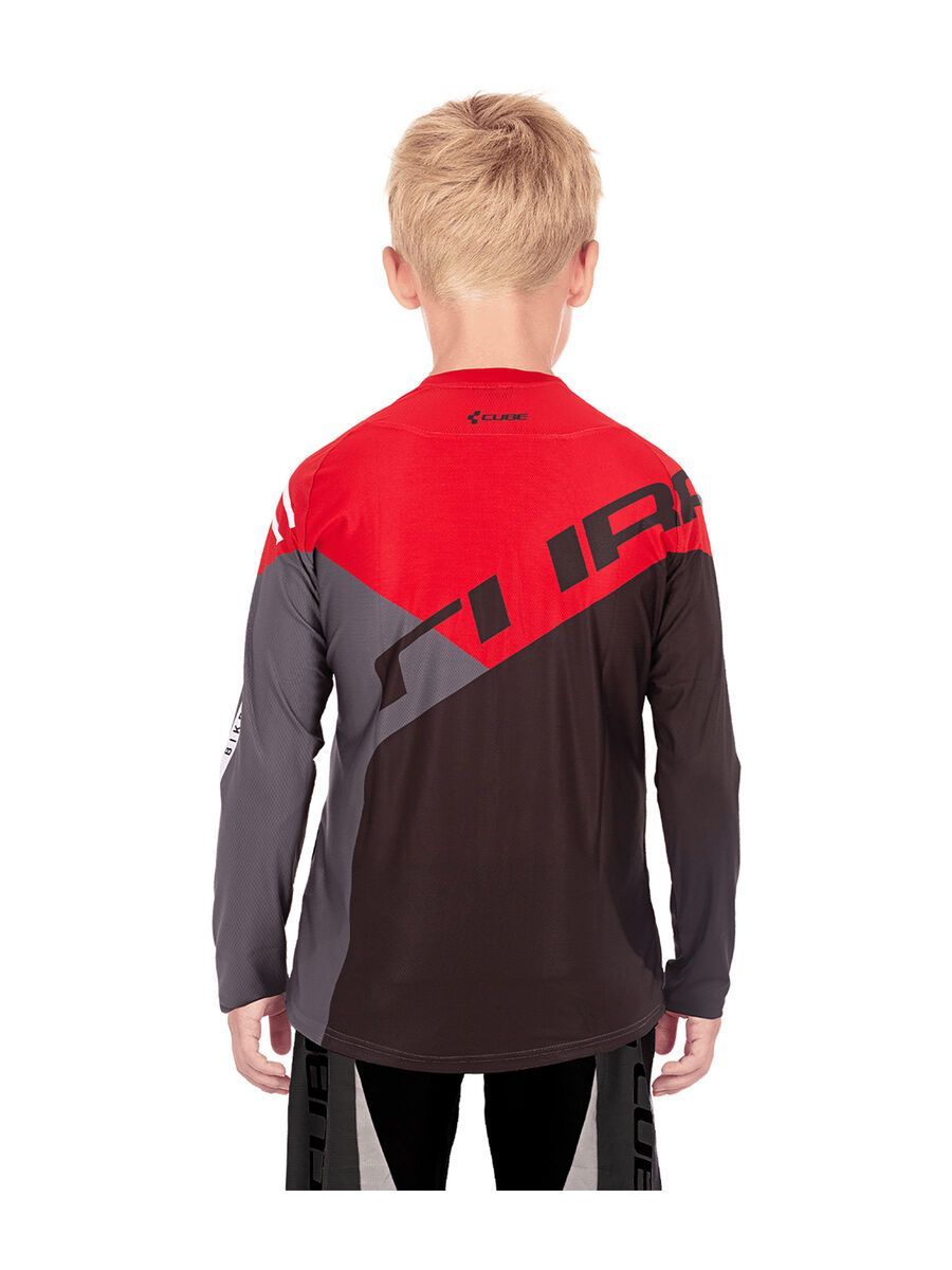 Cube Junior Trikot langarm, black´n´red - Bild 3