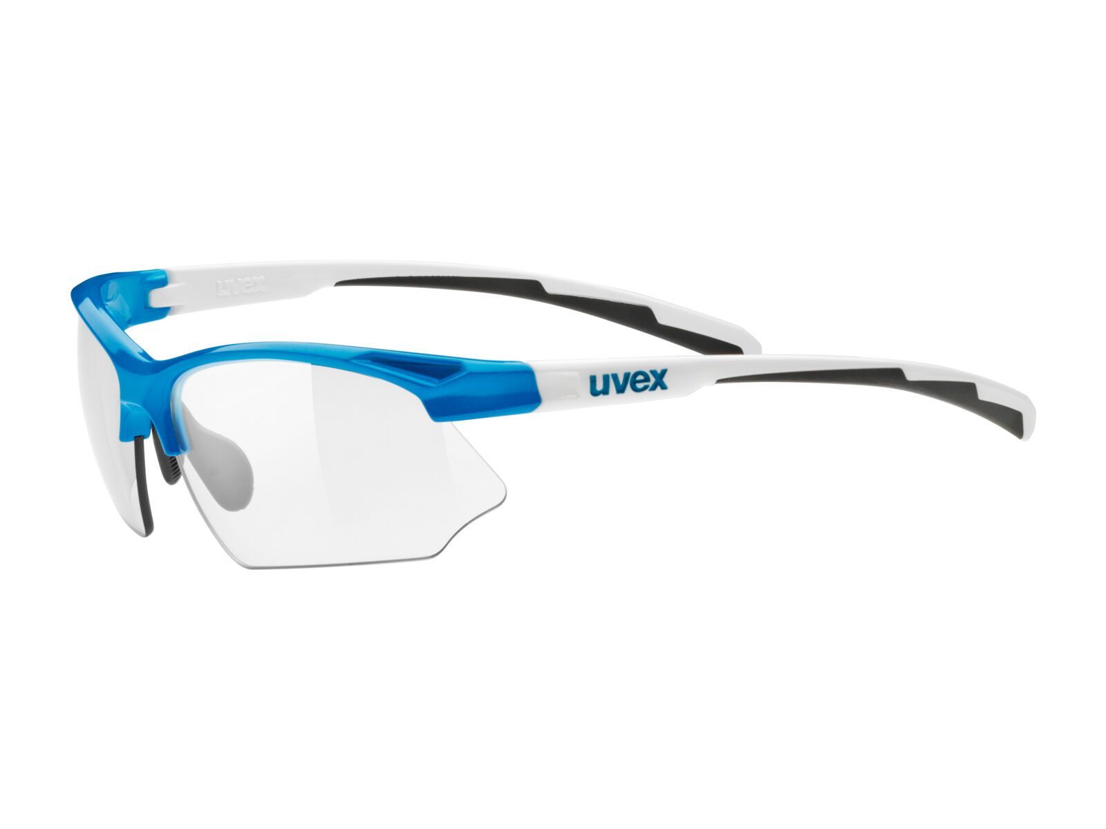 uvex sportstyle 802 v, blue white/Lens: variomatic smoke - Bild 1