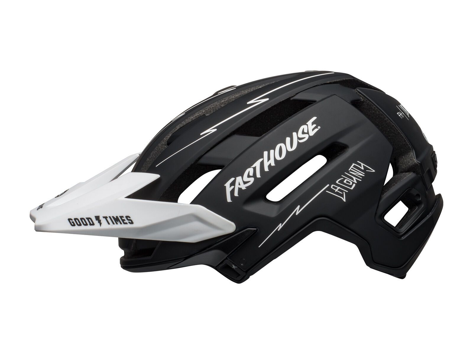 Bell Super Air Spherical MIPS Fasthouse, matte black/white - Bild 2