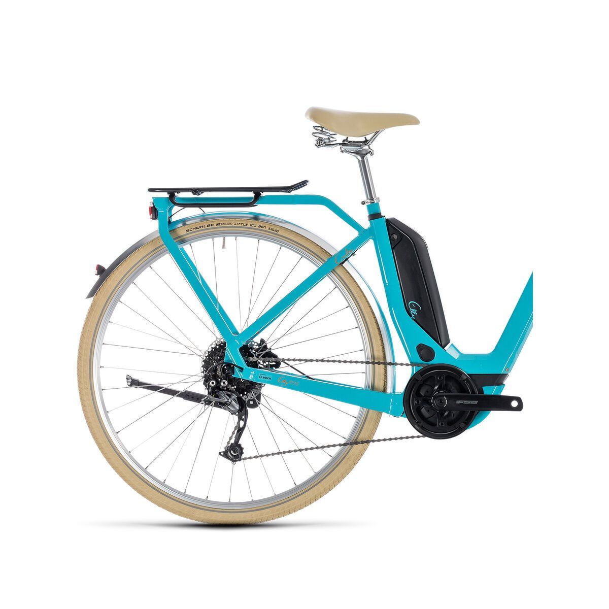 Cube Elly Ride Hybrid 400, aqua´n´orange - Bild 5