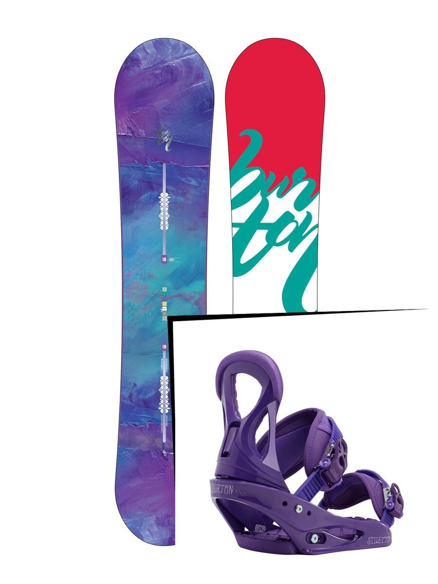 Set: Burton Feather 2015 +  Stiletto (1191383S) - Bild 1
