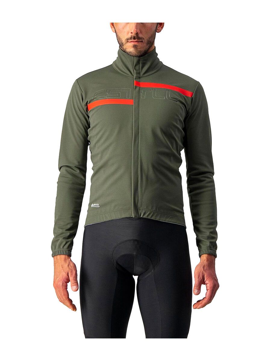 Castelli Transition 2 Jacket, military green/red reflex - Bild 1