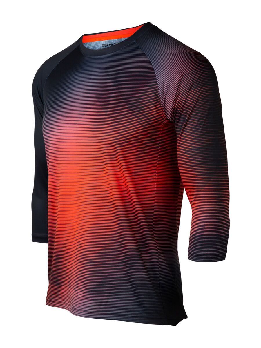 Specialized Demo 3/4 Sleeve Jersey, black/rocket red refraction - Bild 1